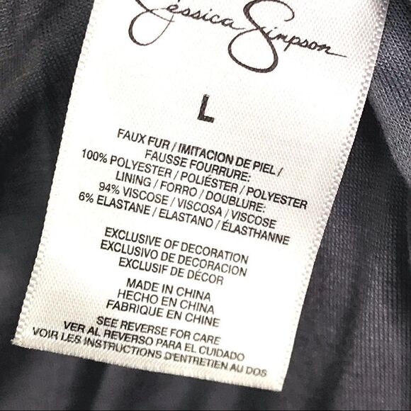 Jessica Simpson Shaggy Cardigan Size L - Picture 7 of 7